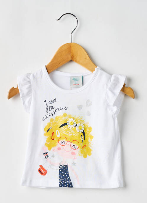 T-shirt blanc BOBOLI pour fille