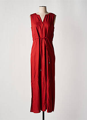 Robe longue sans manche sans manche rouge STREET ONE femme