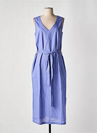 Robe longue sans manche sans manche violet ÉTYMOLOGIE femme