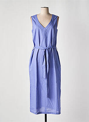 Robe longue sans manche sans manche violet ÉTYMOLOGIE femme