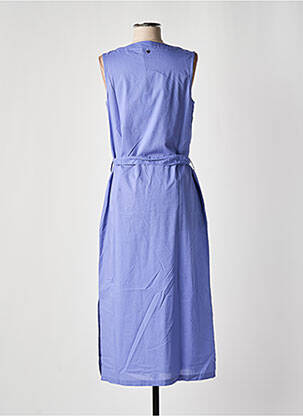 Robe longue sans manche sans manche violet ÉTYMOLOGIE femme