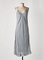 Robe longue bleu DRESS ADDICT pour femme seconde vue