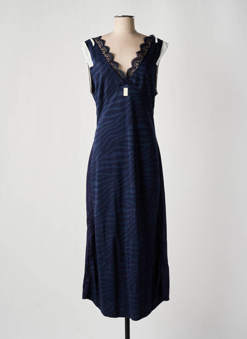 Robe longue sans manche sans manche bleu ELISA CAVALETTI femme