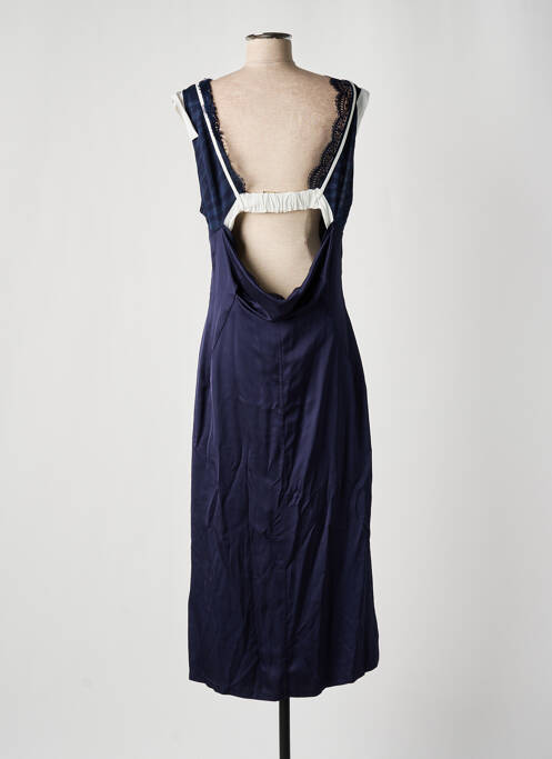 Robe longue sans manche sans manche bleu ELISA CAVALETTI femme