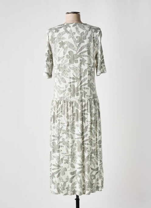 Robe longue blanc FRANK WALDER pour femme