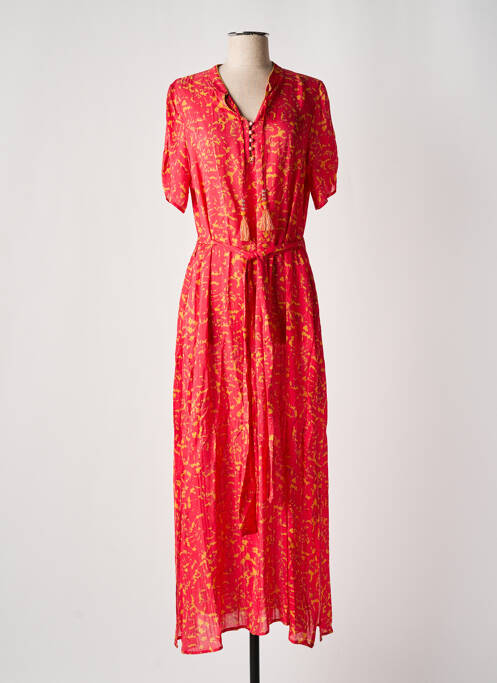 Robe longue rose EVA KAYAN pour femme