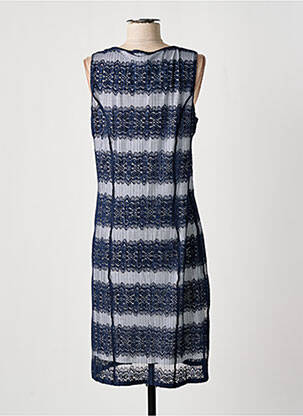 Robe mi-longue sans manche sans manche bleu GREGORY PAT femme