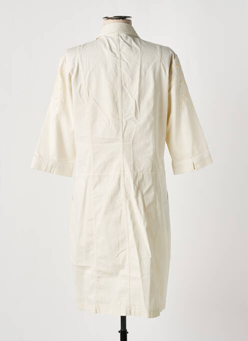 Robe mi-longue beige ANANKE pour femme