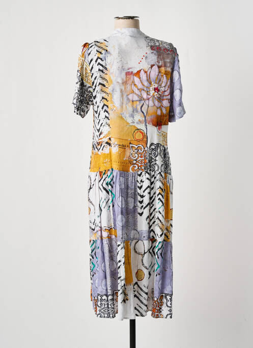 Robe mi-longue beige DOLCEZZA pour femme