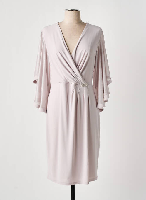 Robe mi-longue beige JOSEPH RIBKOFF pour femme