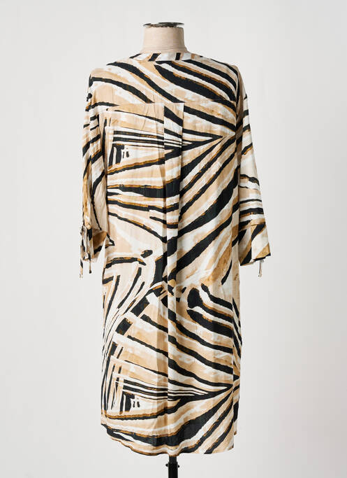 Robe mi-longue beige LE COMTE pour femme