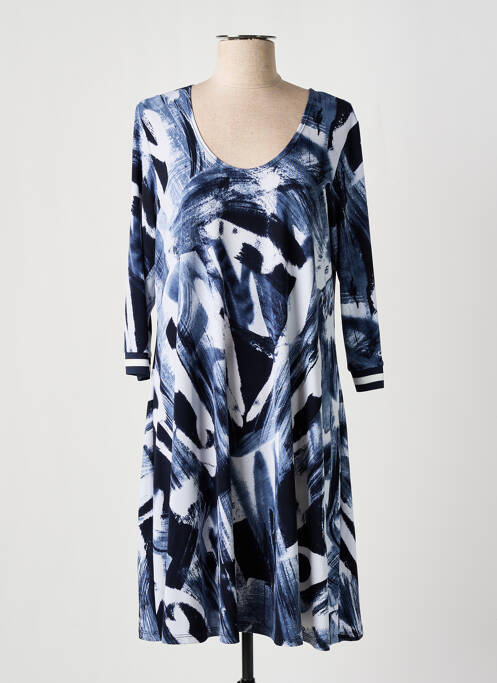 Robe mi-longue bleu JOSEPH RIBKOFF pour femme