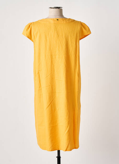 Robe mi-longue orange ÉTYMOLOGIE pour femme