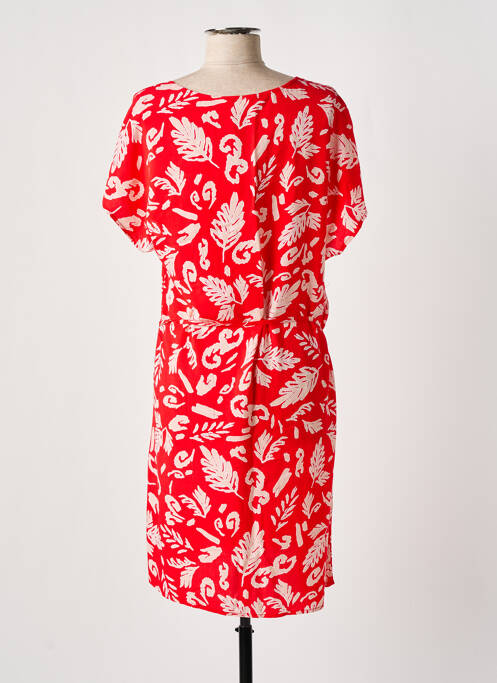 Robe mi-longue rouge ÉTYMOLOGIE pour femme