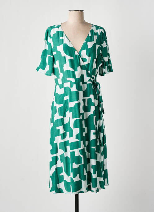 Robe mi-longue vert STREET ONE pour femme