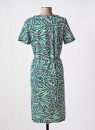 Robe mi-longue manches courtes manches courtes vert THOMAS RABE femme