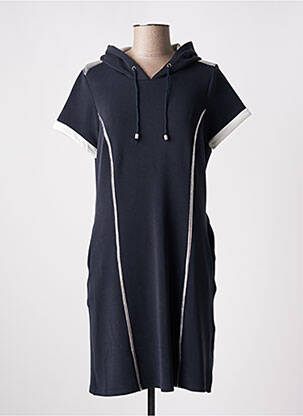 Robe mi-longue manches courtes manches courtes bleu MERI & ESCA femme