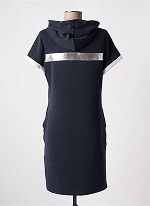 Robe mi-longue manches courtes manches courtes bleu MERI & ESCA femme