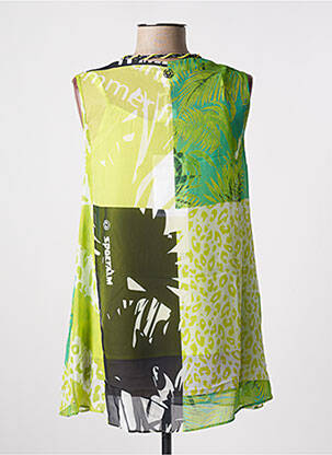 Tunique sans manche coupe fluide vert SPORTALM femme