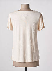 T-shirt beige LEO & UGO pour femme seconde vue