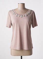 T-shirt marron LEO & UGO pour femme seconde vue