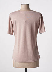 T-shirt marron LEO & UGO pour femme seconde vue