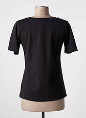 T-shirt noir LEO & UGO pour femme seconde vue