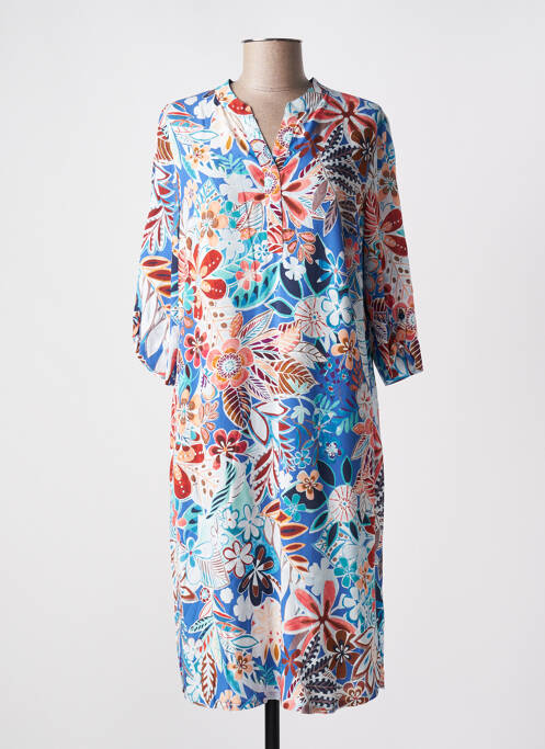 Robe mi-longue bleu THOMAS RABE pour femme