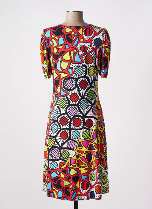 Robe mi-longue rouge DOLCEZZA pour femme