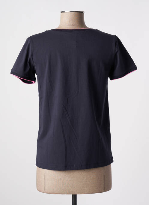 T-shirt bleu LEO & UGO pour femme