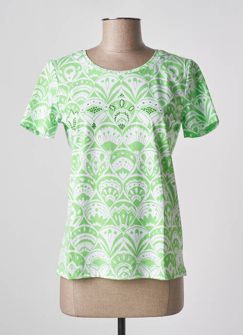 T-shirt vert LEO & UGO pour femme