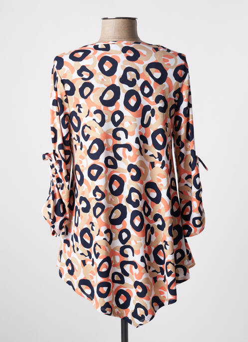 Tunique manches longues orange MARBLE pour femme