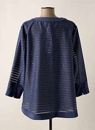 Veste casual fermeture boutonnée sur le devant bleu JOSEPH RIBKOFF femme