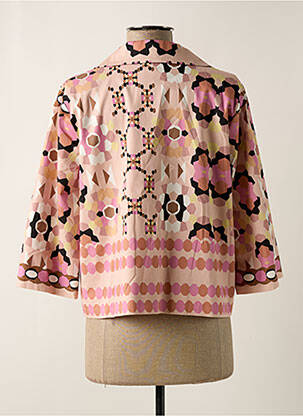 Veste casual col tailleur rose FUEGO WOMAN femme