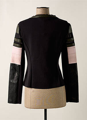 Veste simili cuir coupe cintrée noir SPORTALM femme