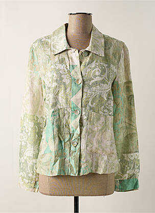 Veste casual poches vert DOLCEZZA femme