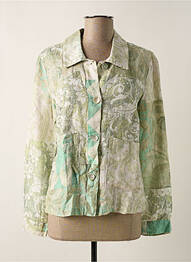 Veste casual poches vert DOLCEZZA femme