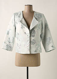 Veste chic col v bleu GREGORY PAT femme