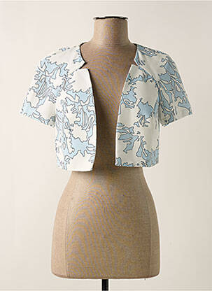 Boléro manches courtes blanc FUEGO WOMAN femme