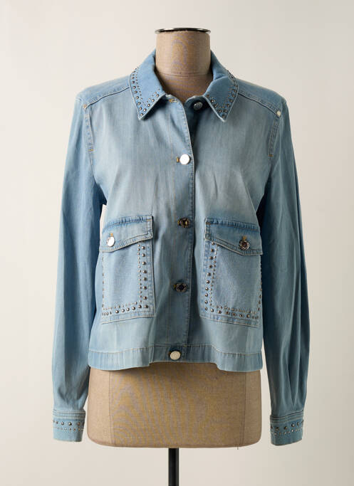 Veste casual bleu EVA KAYAN pour femme