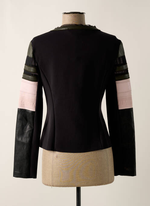 Veste simili cuir noir SPORTALM pour femme
