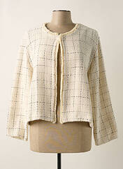 Veste casual beige LEO & UGO pour femme seconde vue