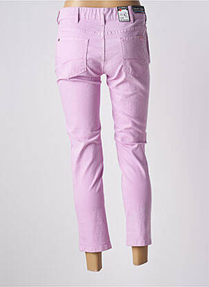 Jeans coupe slim stretch taille normale violet ZERRES femme