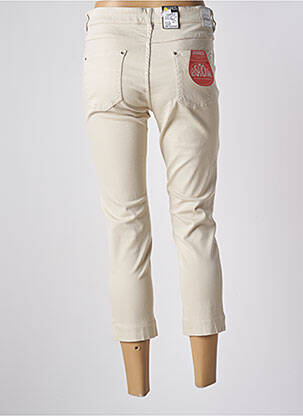 Jeans coupe slim stretch taille normale beige ZERRES femme