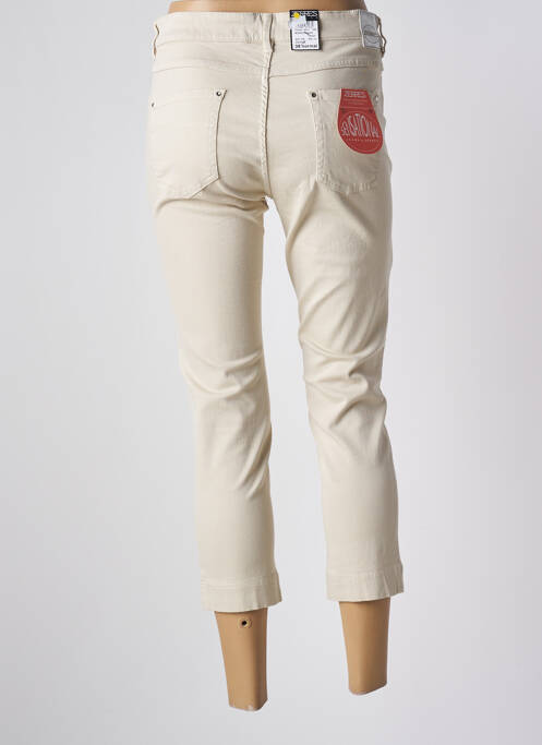 Jeans coupe slim beige ZERRES pour femme