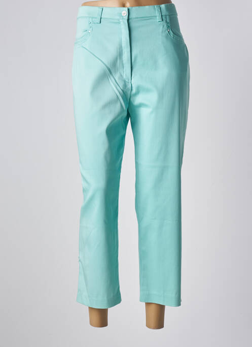 Pantalon 7/8 bleu CHRISTINE LAURE pour femme