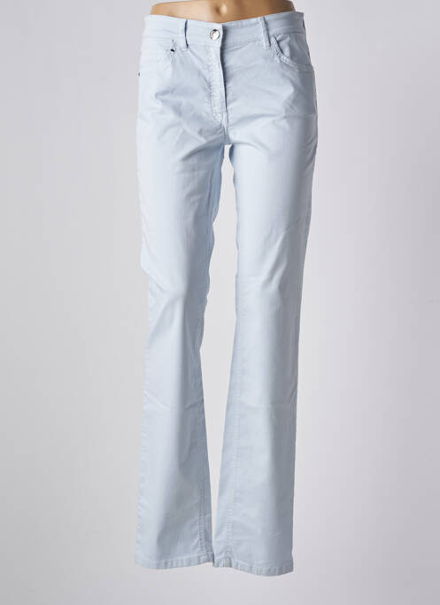 Pantalon droit bleu ZERRES pour femme