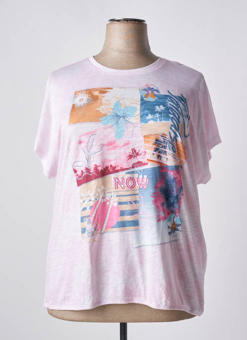 T-shirt rose THOMAS RABE pour femme