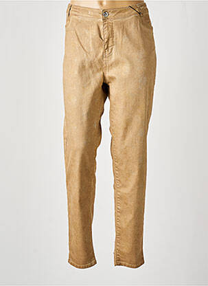Pantalon slim poches beige EVA KAYAN femme