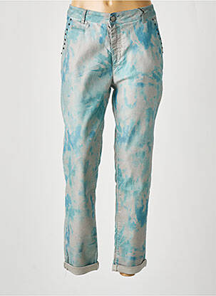 Pantalon slim poches bleu EVA KAYAN femme